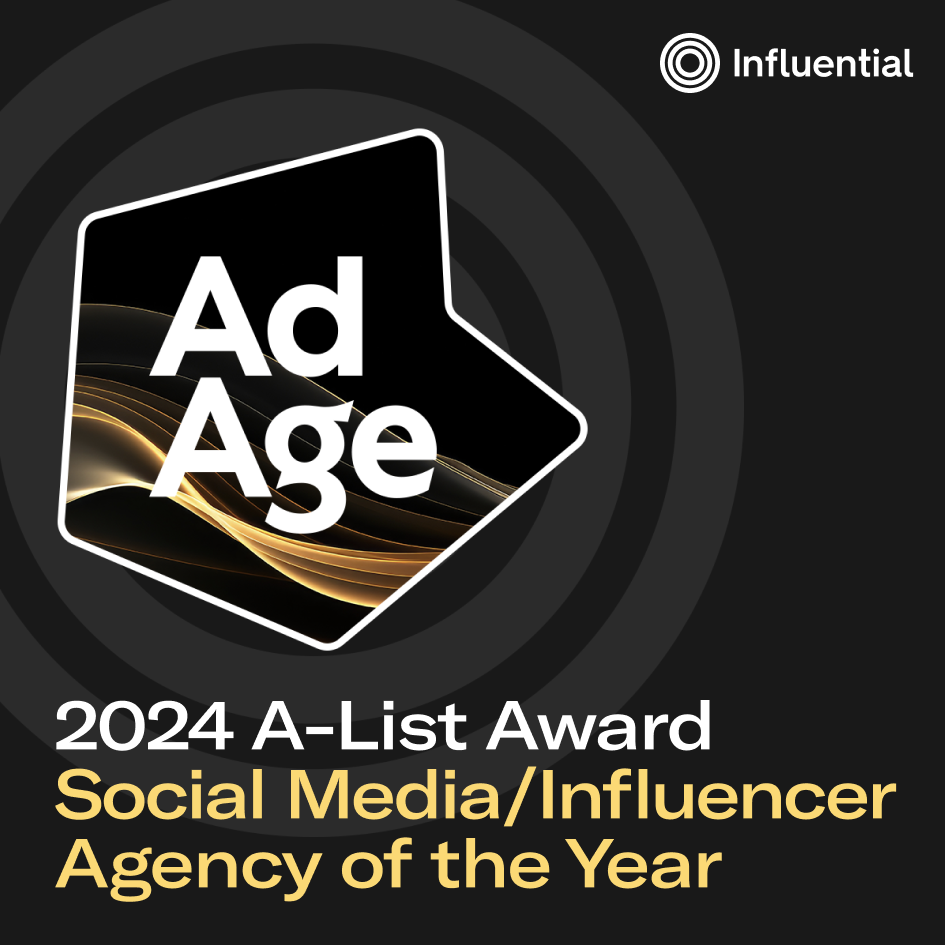 Influential Named Ad Age A-List Social Media/Influencer Agency of the Year